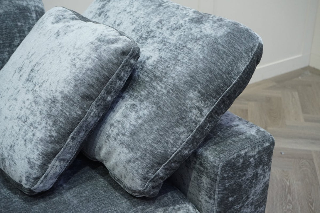 Savoy Left/Right Corner Sofa Footstool End, Storm Grey