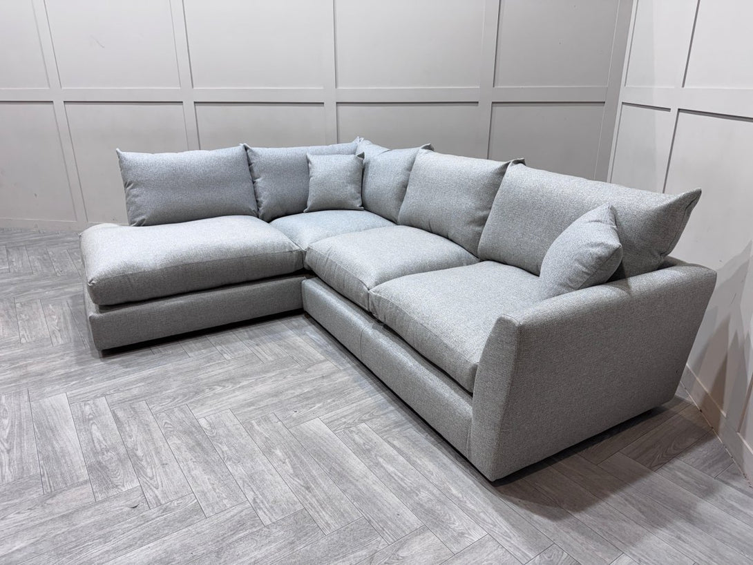 Seattle LHF Corner Sofa, Bentory Silver