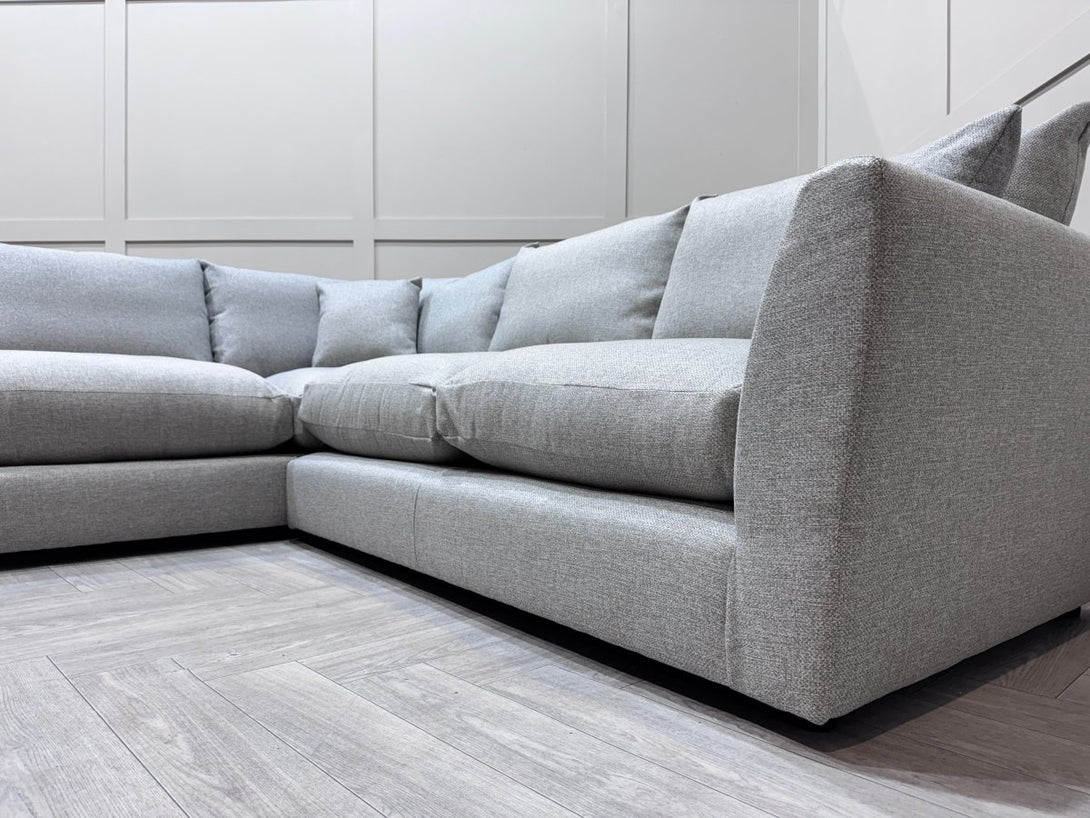 Seattle LHF Corner Sofa, Bentory Silver