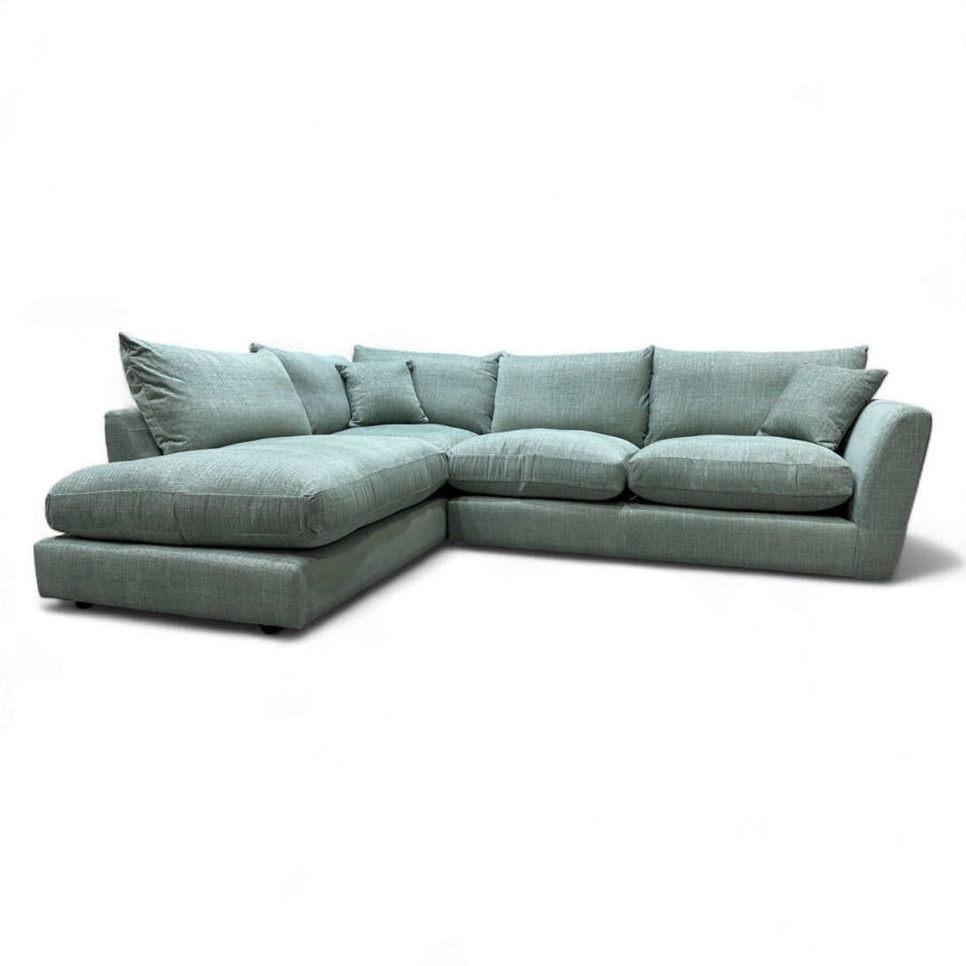 Seattle LHF Corner Sofa, Dallas Green