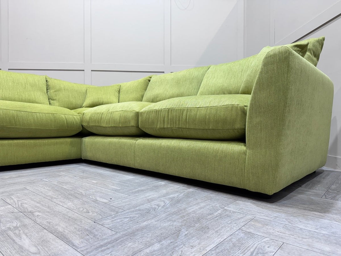 Seattle LHF Corner Sofa, Hollis Lime