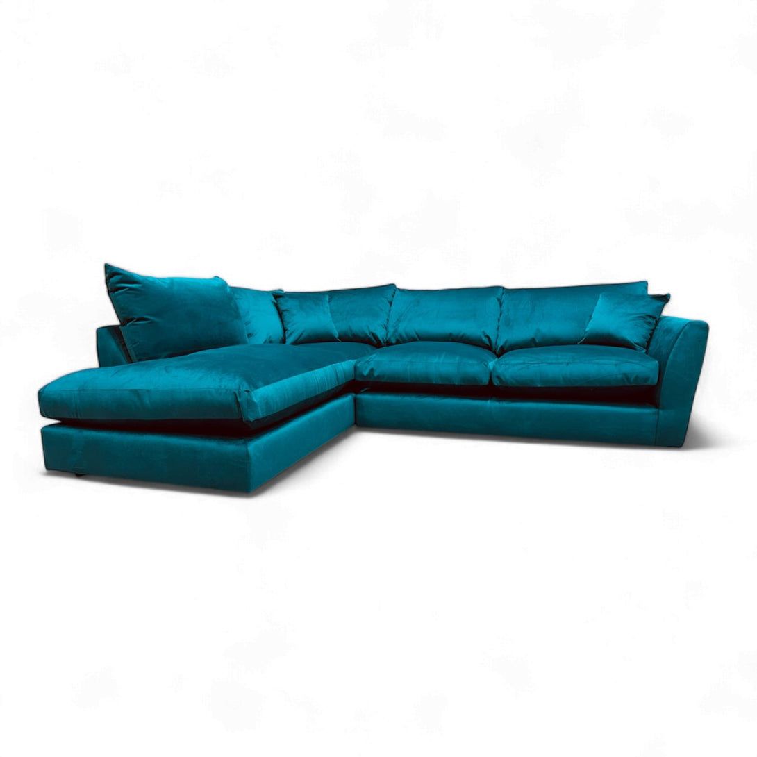 Seattle LHF Corner Sofa, Lagoon