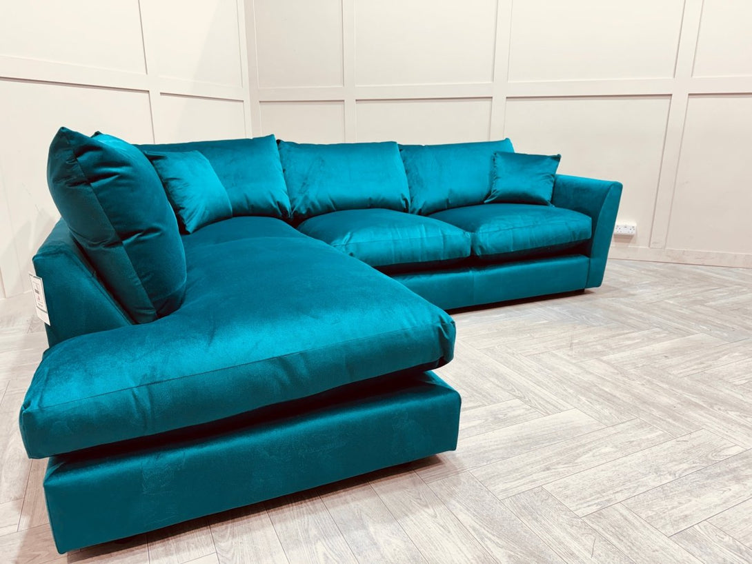 Seattle LHF Corner Sofa, Lagoon