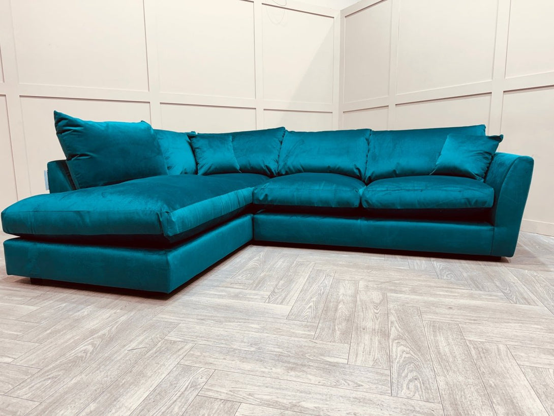 Seattle LHF Corner Sofa, Lagoon