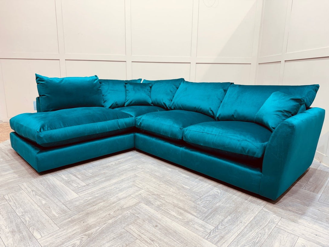 Seattle LHF Corner Sofa, Lagoon