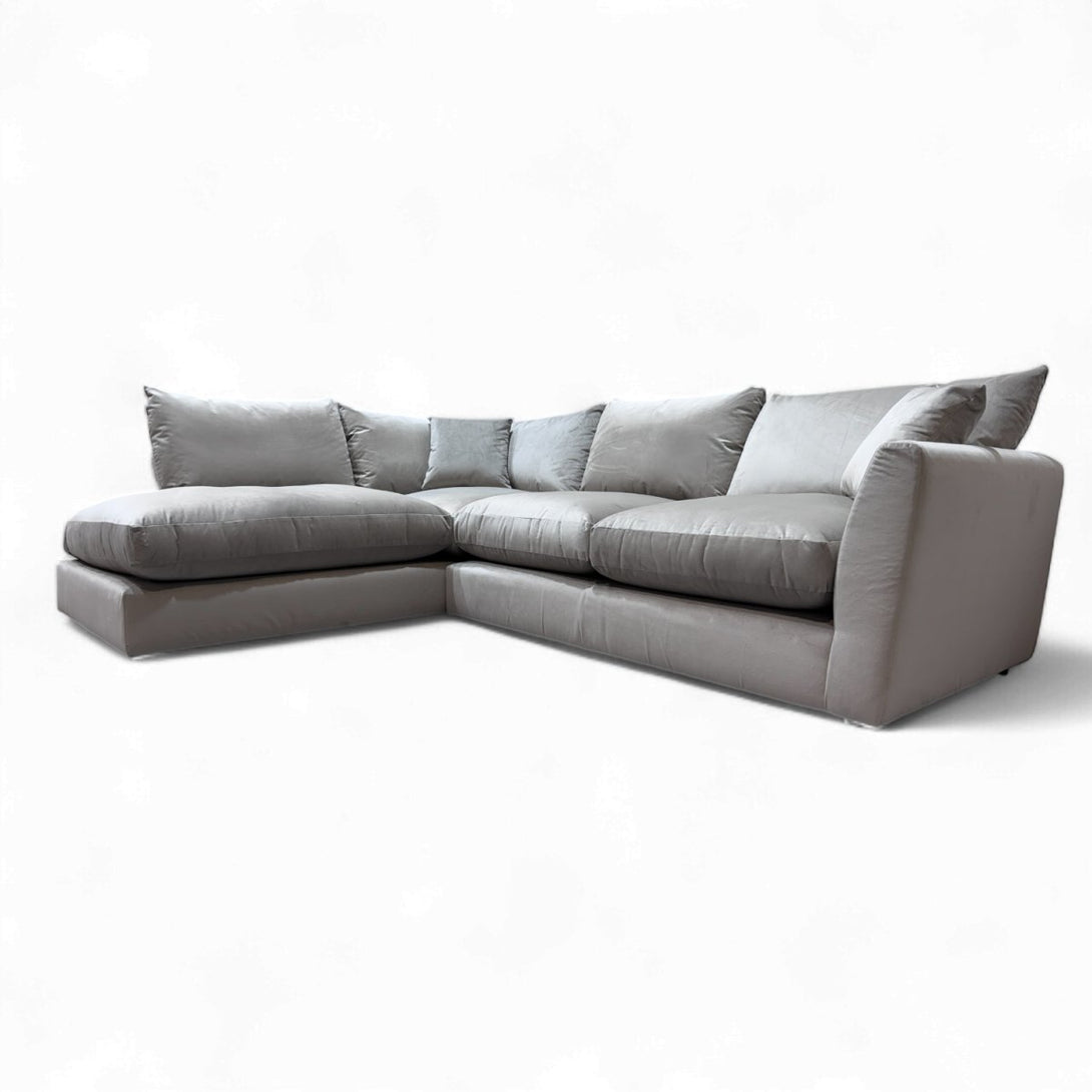 Seattle LHF Corner Sofa, Lumino Platinum