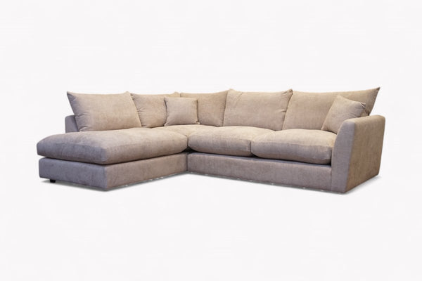 Seattle LHF Corner Sofa, Rutland Stone