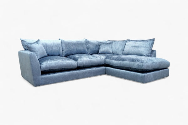 Seattle RHF Corner Sofa, Berber Aegean
