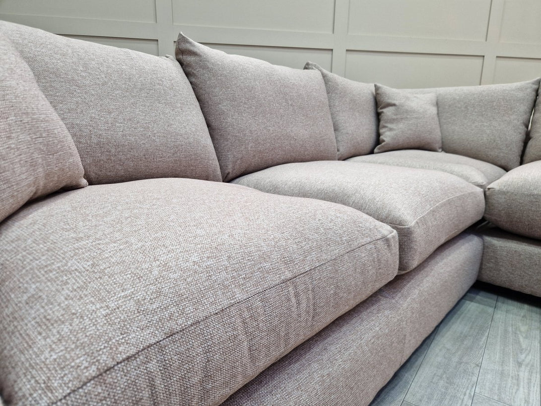 Seattle RHF Corner Sofa, Cobblestone