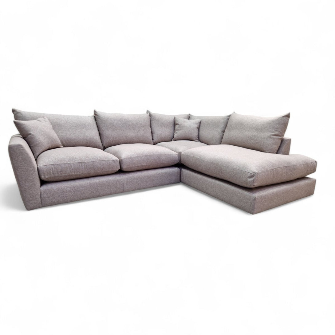 Seattle RHF Corner Sofa, Cobblestone