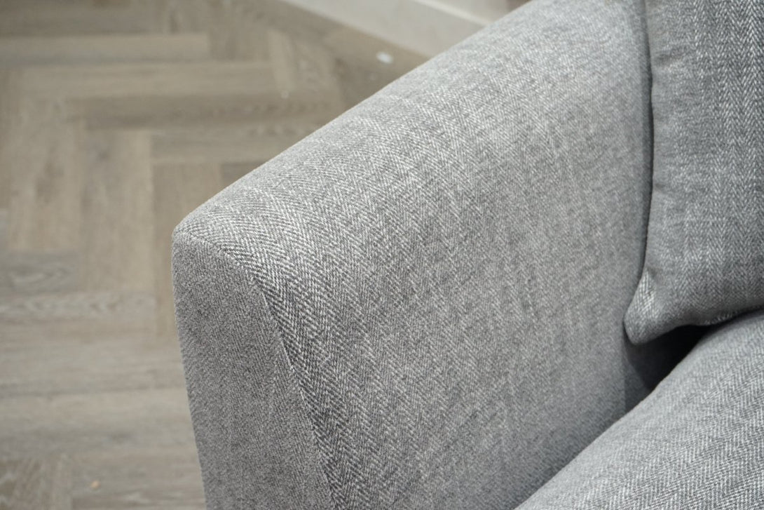 Seattle RHF Corner Sofa, Delta Charcoal