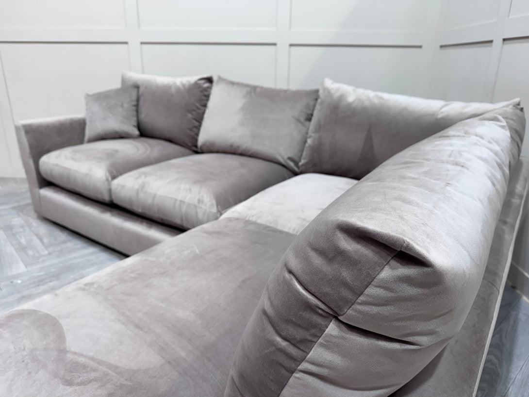 Seattle RHF Corner Sofa, Lumino Mink