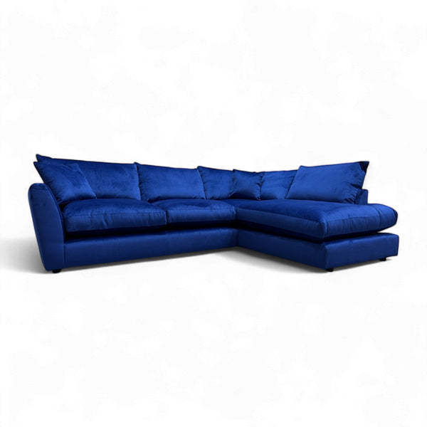 Seattle RHF Corner Sofa, Malta Navy