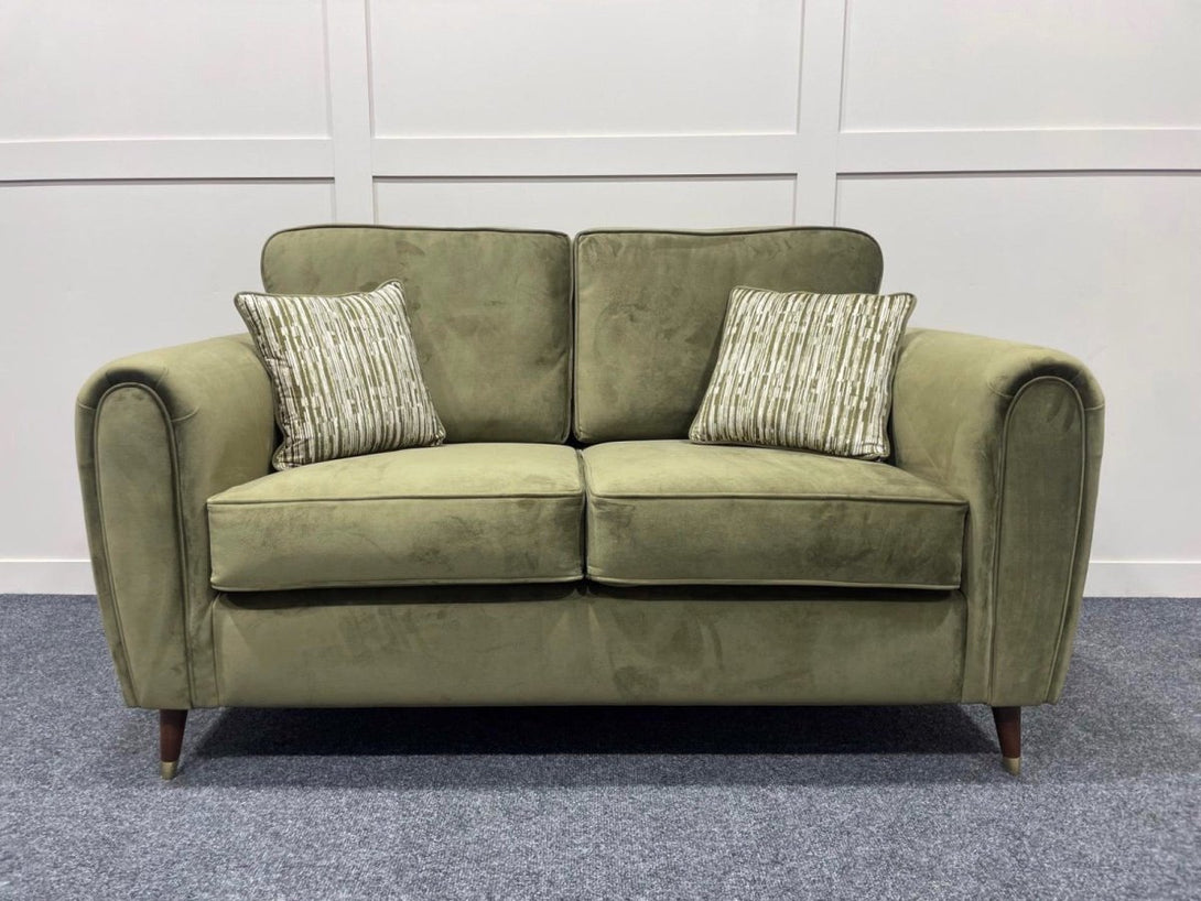 Seville 2 Seater Sofa Set, Plush Khaki