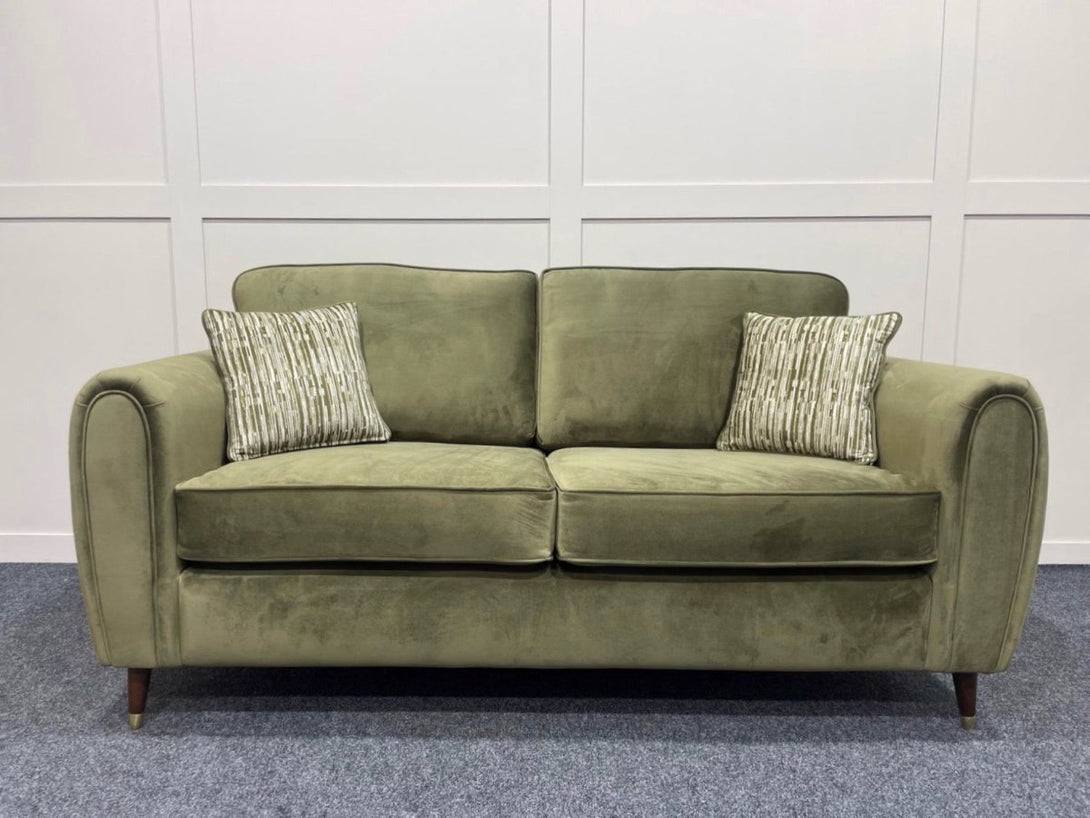 Seville 3 & 2 Seater Sofa Set, Plush Khaki