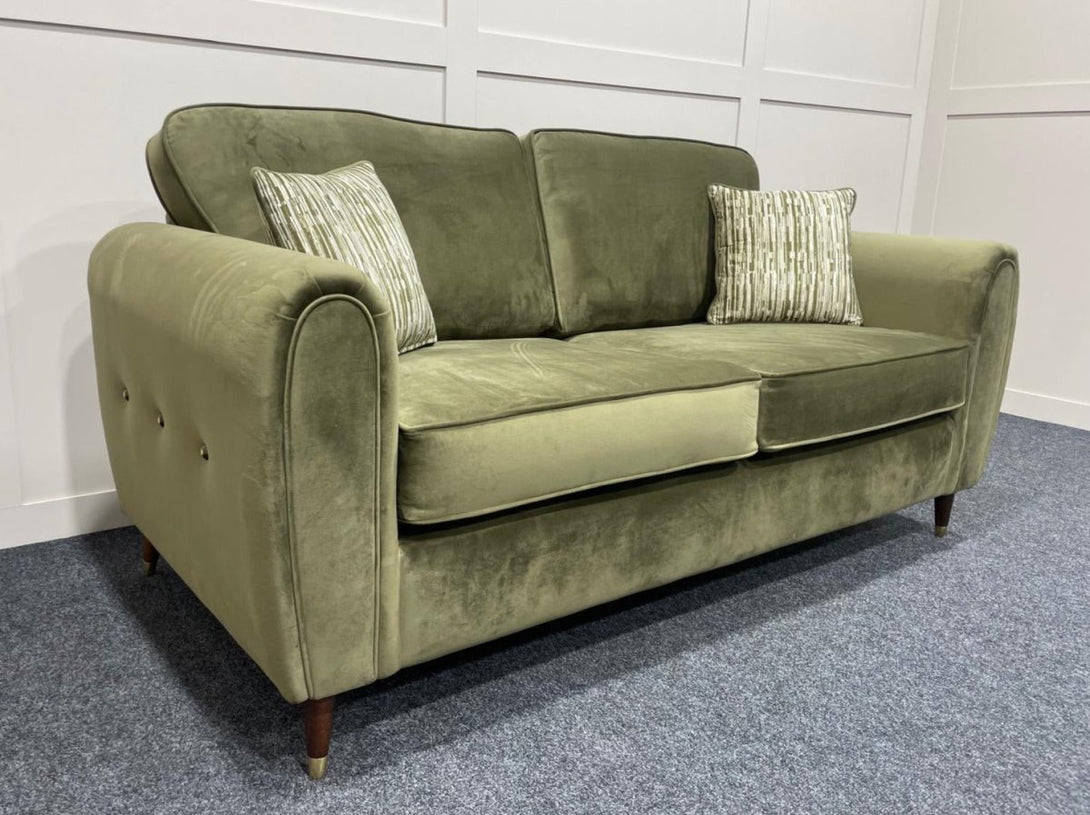 Seville 3 & 2 Seater Sofa Set, Plush Khaki