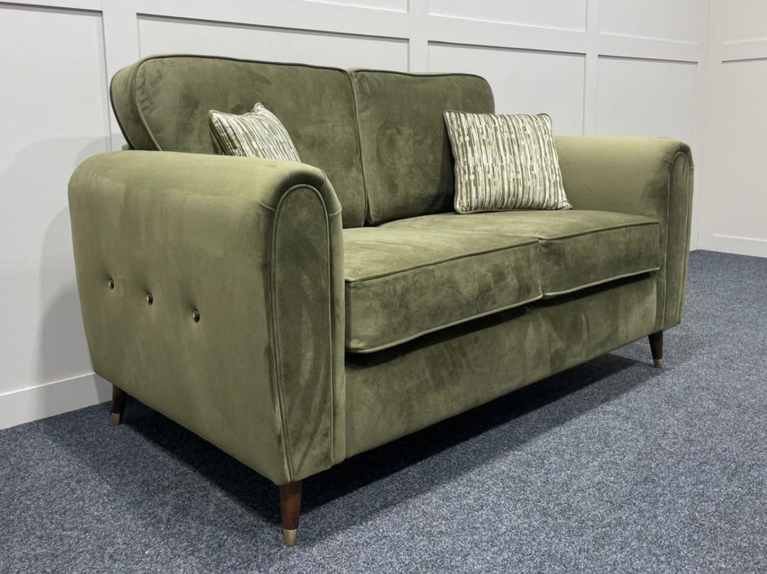 Seville 3 & 2 Seater Sofa Set, Plush Khaki