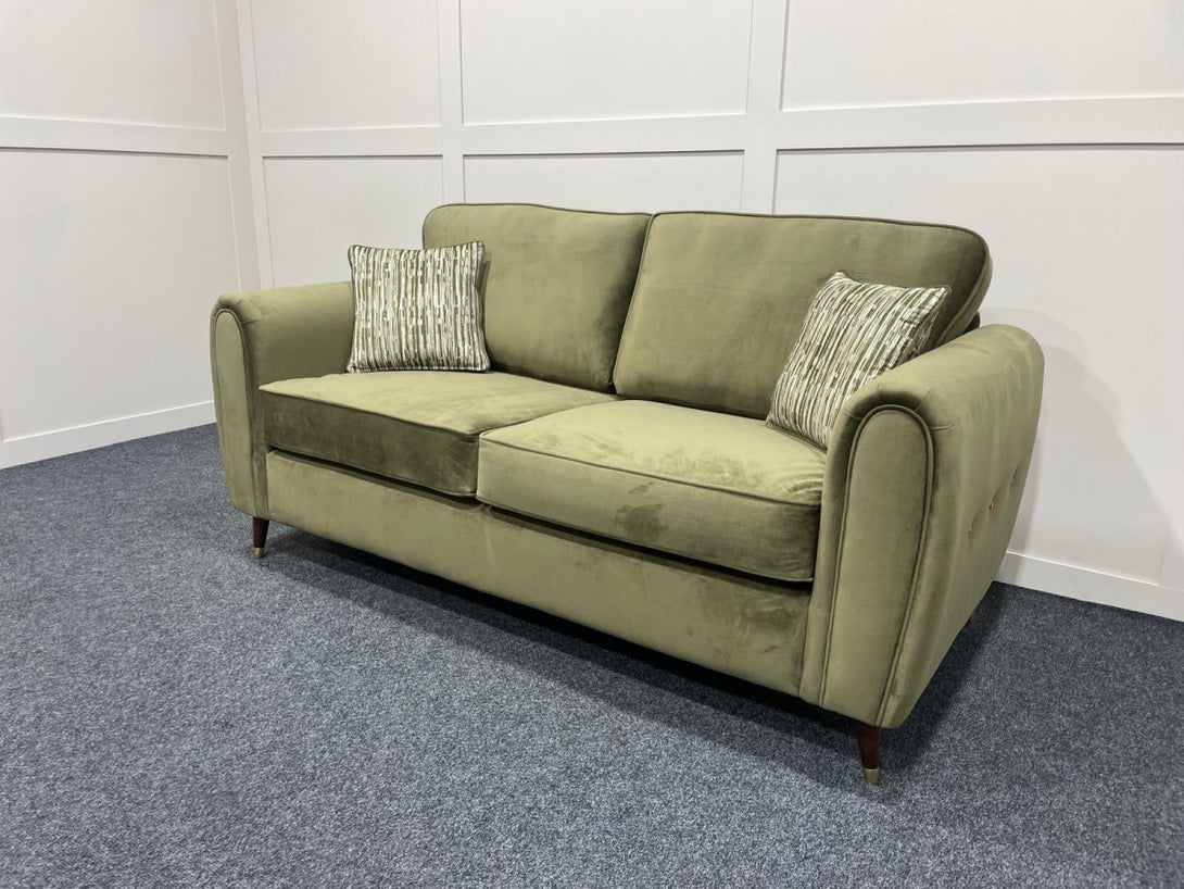 Seville 3 Seater Sofa Set, Plush Khaki