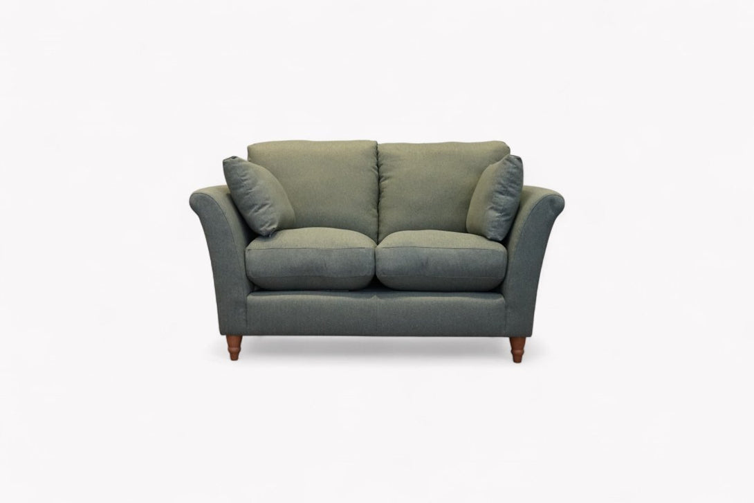 Sienna Small 2 Seater Sofa, Brushed Tweed Green