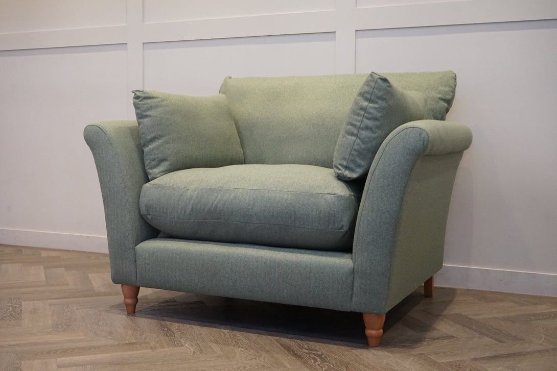 Sienna Snuggler, Brushed Tweed Green