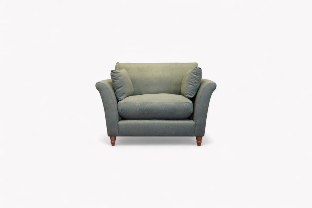 Sienna Snuggler, Brushed Tweed Green