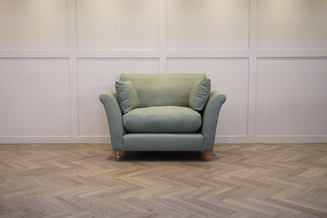 Sienna Snuggler, Brushed Tweed Green
