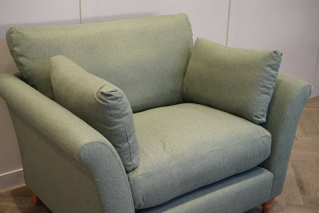 Sienna Snuggler, Brushed Tweed Green