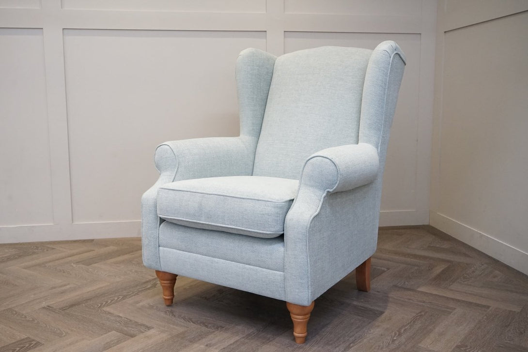 Skye Armchair, Chunky Chenille Seagrass