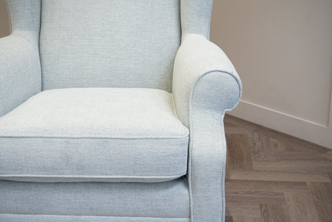 Skye Armchair, Chunky Chenille Seagrass