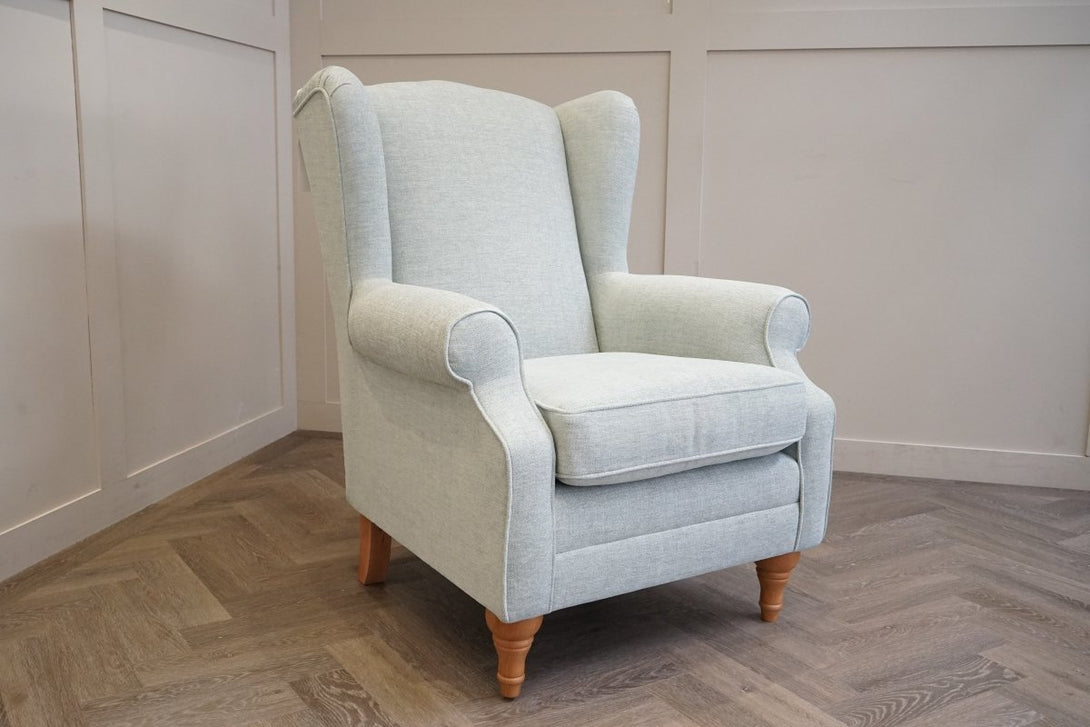 Skye Armchair, Chunky Chenille Seagrass