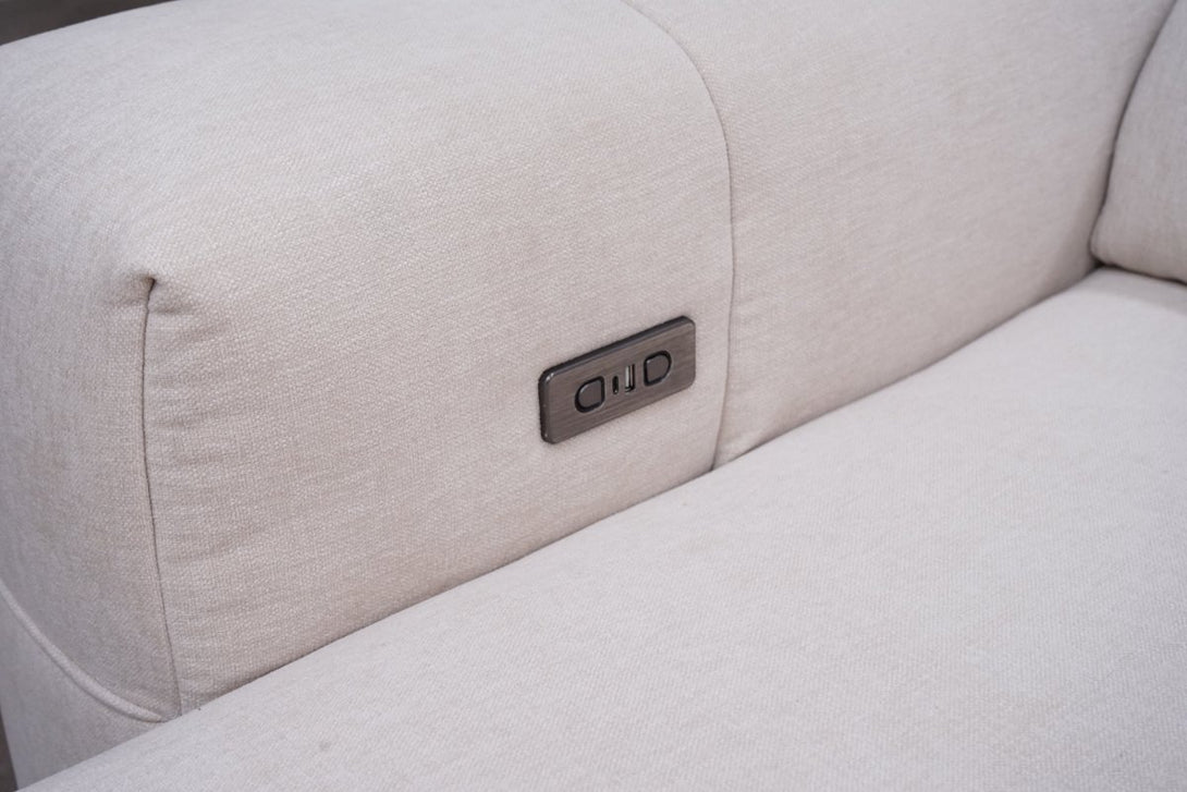 Slider Large 3 Seater Sofa, Weave Natural