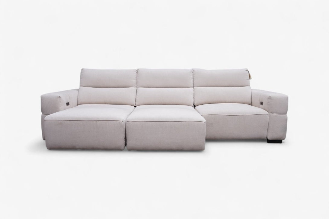 Slider Large 3 Seater Sofa, Weave Natural