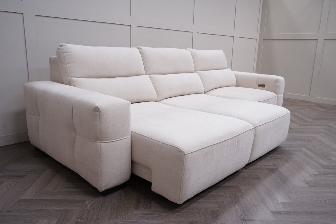 Slider Large 3 Seater Sofa, Weave Natural