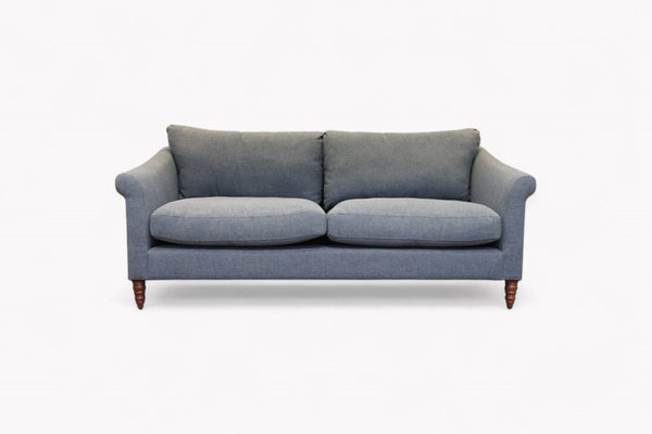 Sloane Grand 3 Seater Sofa, Relaxed Linen Ink Blue