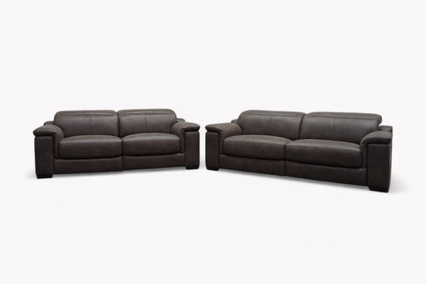 St Tropez 3 + 2 Power Reclining Sofa Set, Cocoa Luxe