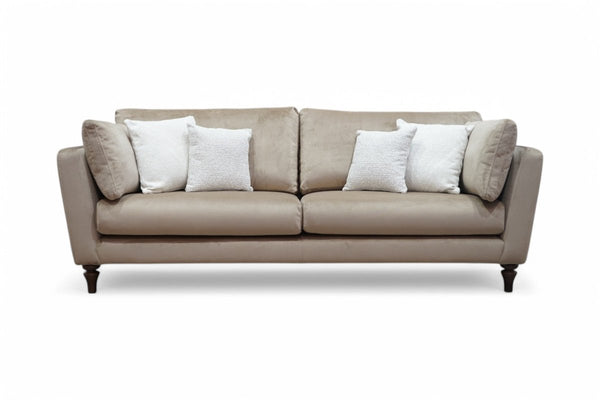 Stacey Solomon Maple 4 Seater Sofa, Bliss Velvet Cookie