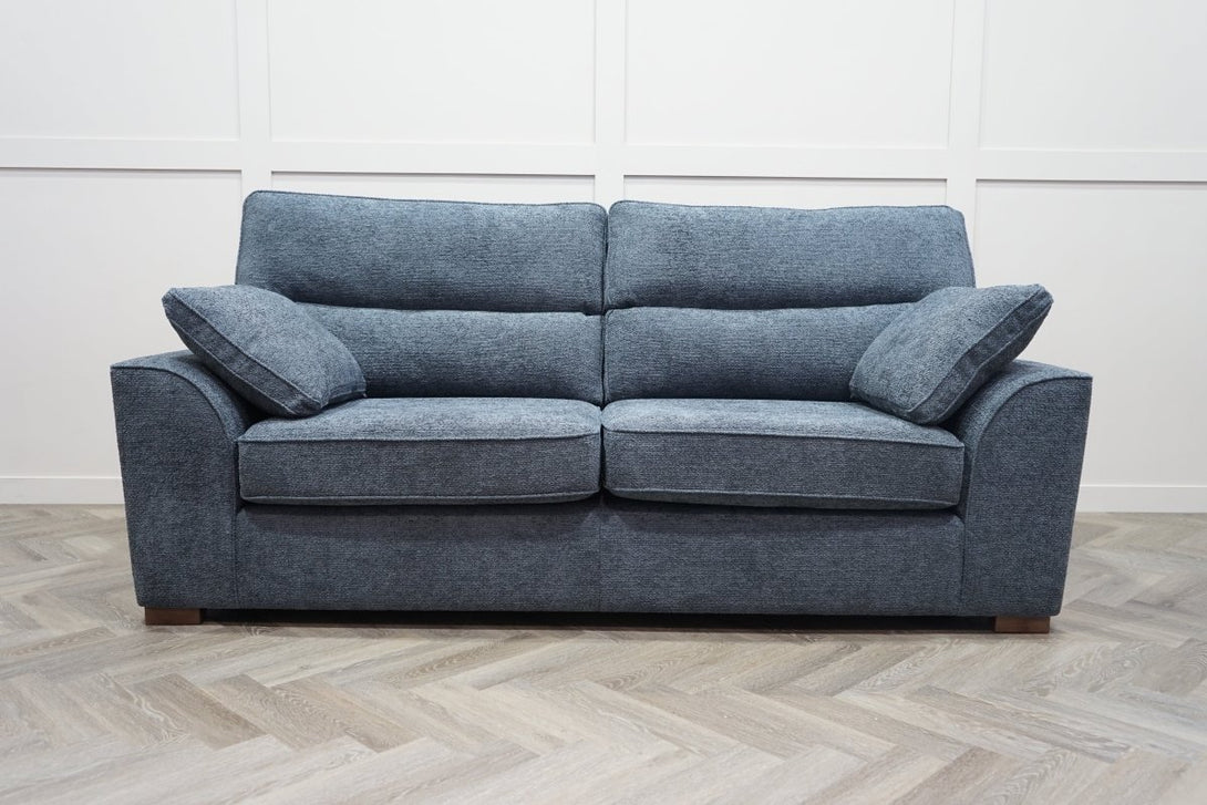 Stamford Large 3 Seater Sofa, Dark Slate Blue