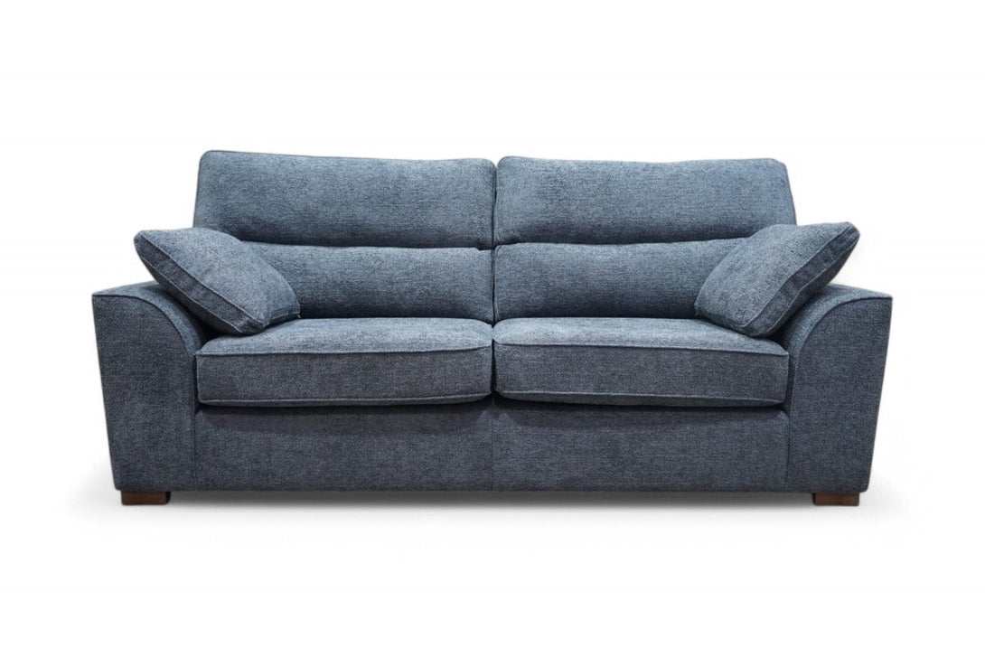 Stamford Large 3 Seater Sofa, Dark Slate Blue