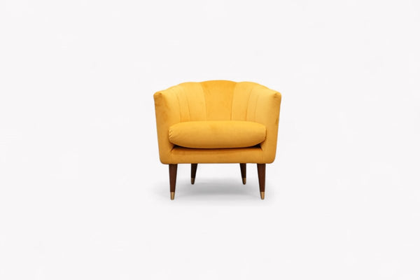 Swoon Enville Armchair, Turmeric Velvet