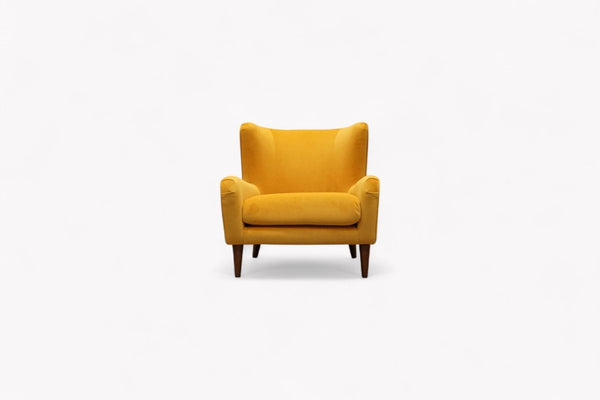 Swoon Keats Accent Chair, Turmeric Velvet