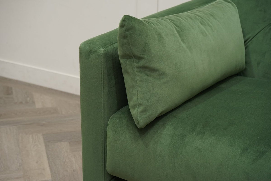 Swoon Mendel 3 + 2 Seater Sofa Set, Fern Green Velvet
