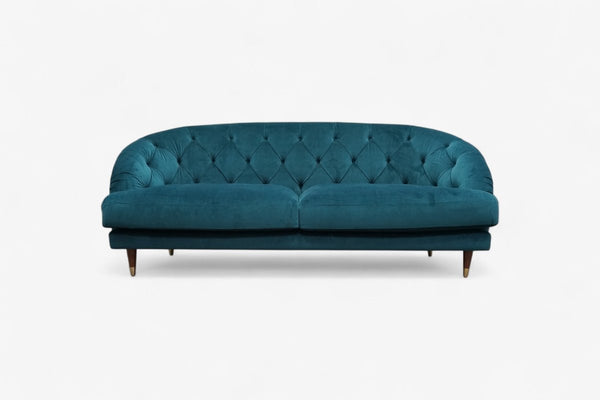 Swoon Radley Large 3 Seater Sofa, Wildwood Green Velvet