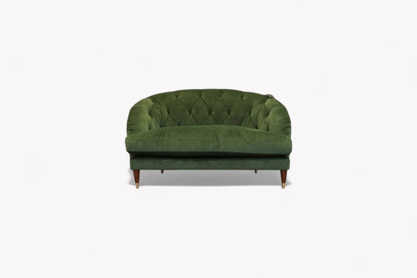 Swoon Radley Loveseat, Fern Green Velvet
