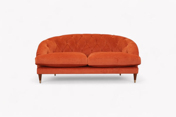Swoon Radley Medium 2 Seater Sofa, Rust Velvet
