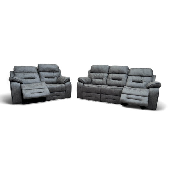 Tampa Power Reclining 3 + 2 Seater Sofas, Endurance Grey