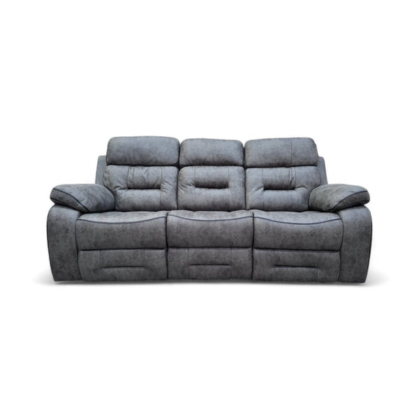 Tampa Power Reclining 3 Seater Sofas, Endurance Grey