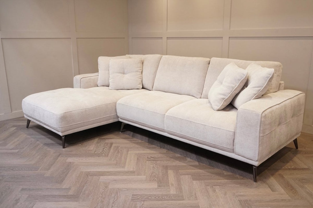 The Cloudstream LHF Corner Chaise, Cotton Cloud