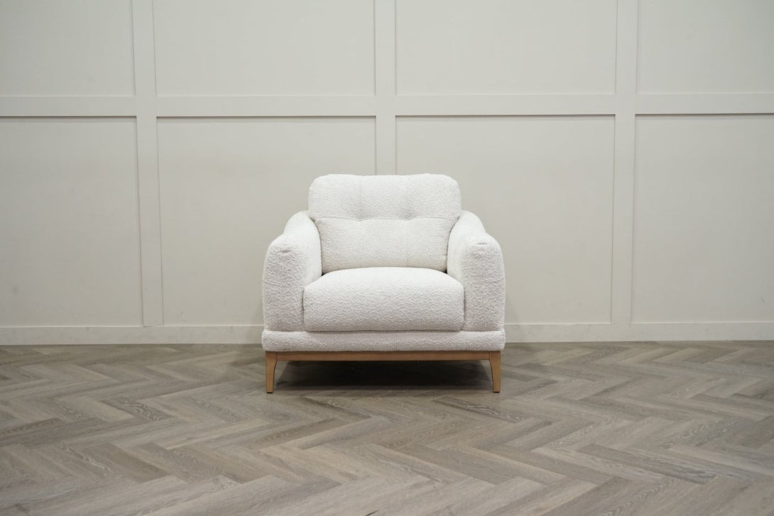 The Cosy Loft Armchair, Milky Pebble