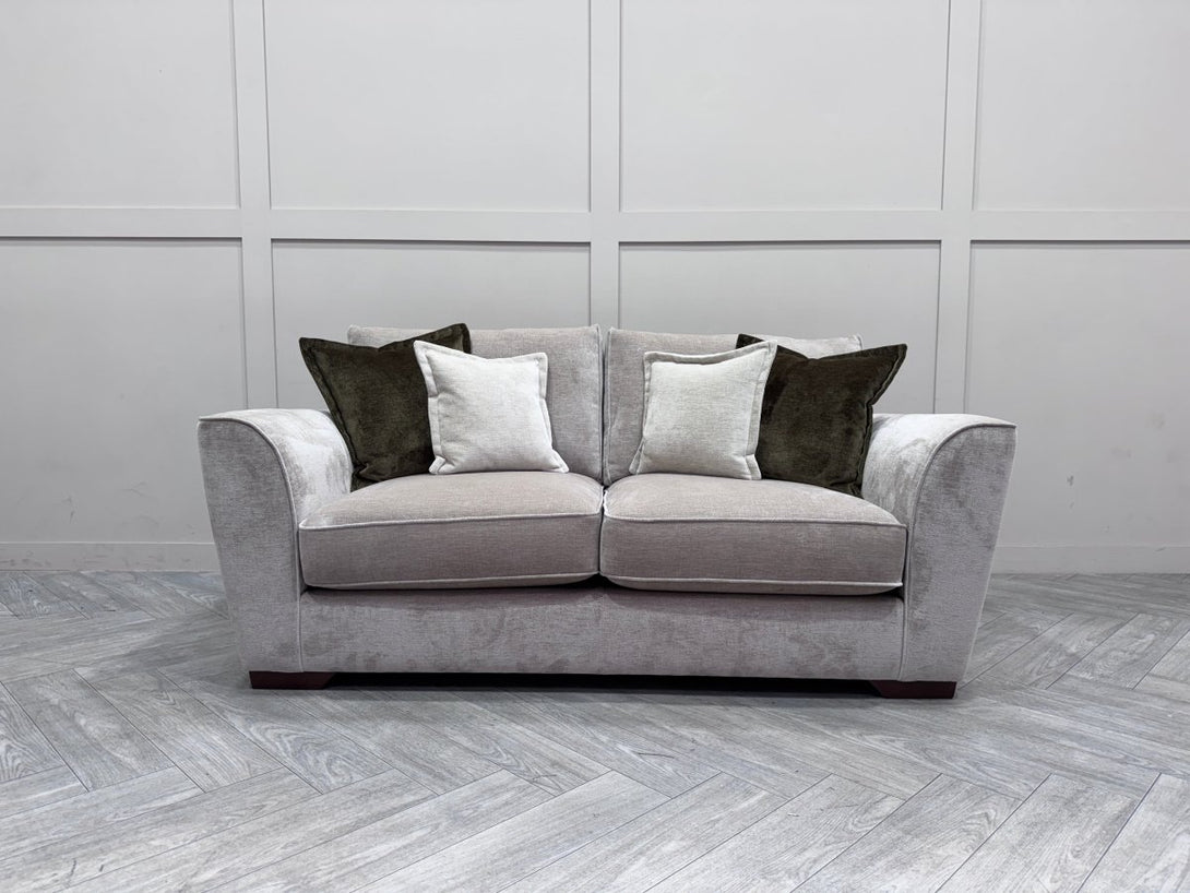 The Newbury 2 Seater Sofa, Chenille Truffle Mix