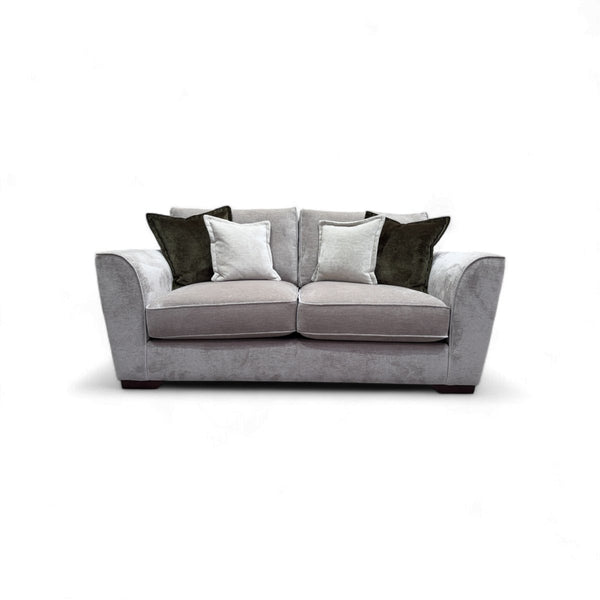 The Newbury 2 Seater Sofa, Chenille Truffle Mix